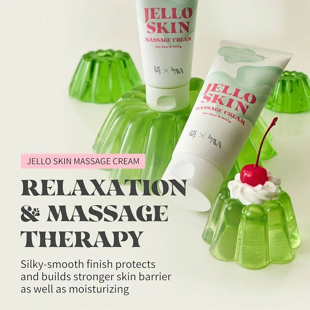 Jello Skin Massage Cream For Face And Body - 200ml - Image 5